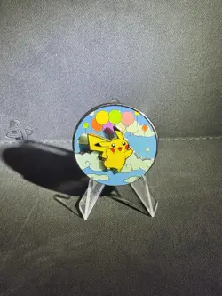 Pokemon Celebrations 25th Anniversary Flying & Surfing Pikachu Enamel Pin - Image 2