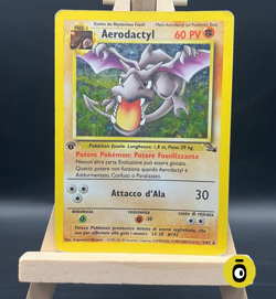 POKEMON - AERODACTYL HOLO RARE 1a ED. 1/62 - Fossil - ITA - COND. LP - Vintage - Image 1