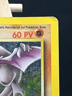 POKEMON - AERODACTYL HOLO RARE 1a ED. 1/62 - Fossil - ITA - COND. LP - Vintage - Image 2