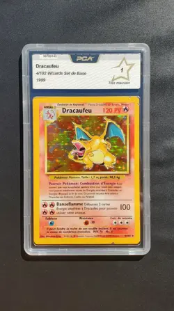 Carte Pokemon Dracaufeu 4/102 - Set de Base - FR - PCA 1 - Image 1