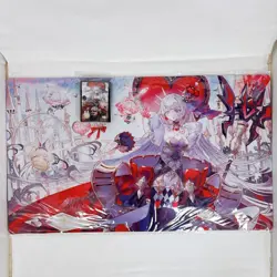 YuGiOh Malice Queen Mini Sleeve Playmat Set Used Trading Card - Image 1
