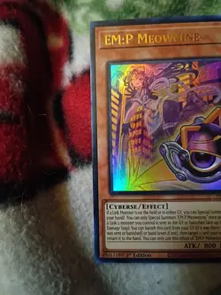 Yugioh EM:P Meowmine PHNI-EN032 Ultra Rare 1st Ed NM - Image 4