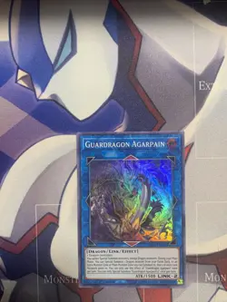 YUGIOH TCG GUARDRAGON AGARPAIN SAST-EN053 SUPER 1ST EDITION - Image 1