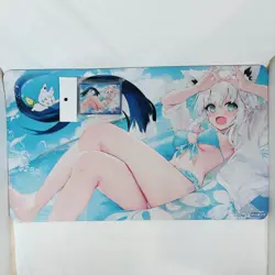 Hololive Shirogane Noel Swimsuit Trading Card Sleeve Set Playmat - Image 1