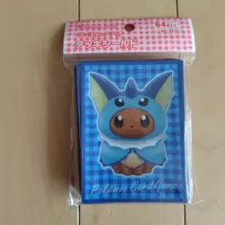 Pokemon Trading Card Vaporeon Eevee Poncho Series Deck Shield Used - Image 1