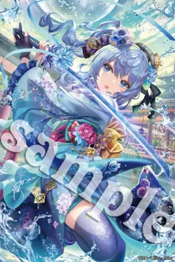 Hololive Suisei Sleeve Set and Playmat Unopened Used Trading Card - Image 1