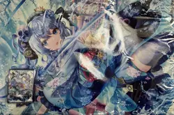 Hololive Suisei Sleeve Set and Playmat Unopened Used Trading Card - Image 3