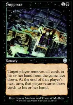 Suppress -Foil Medium Play MTG Apocalypse - Image 1