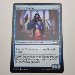 MTG: Teferi's Protege 077/274 - M21 Core Set 2021 Blue Common - Image 1