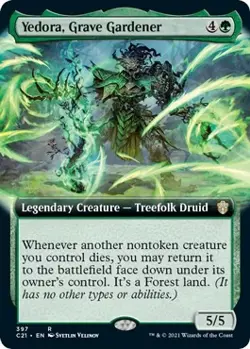 MTG Yedora, Grave Gardener (Extended Art) - 397 / English / Near Mint - Image 1