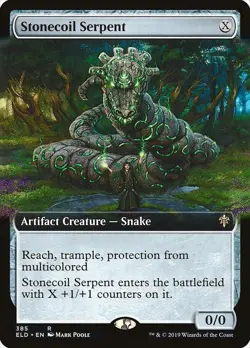 MTG Stonecoil Serpent (Extended Art) - 385 / English / Near Mint - Image 1