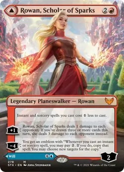 MTG Rowan, Scholar of Sparks (Borderless) - 278 / English / Near Mint - Image 1