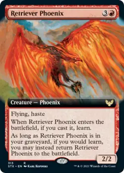 MTG Foil - Retriever Phoenix (Extended Art) - 313 / NM / English - Image 1
