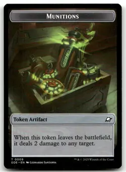 Robot / Munitions Double-Sided Token - Edge of Eternities MTG NM - Image 1