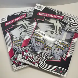 LOT OF 2 - Pokemon TCG Scarlet & Violet: White Flare Binder Collection - Sealed - Image 3