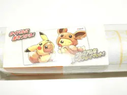 Pokemon Trading Card Fan of Pikachu Eievui Rubber Playmat Used - Image 2