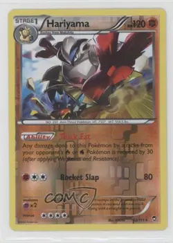 Hariyama Reverse Foil Pokemon XY Furious Fists #52 - Image 1