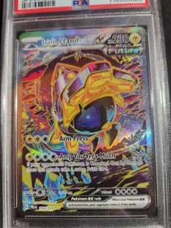2025 POKEMON PRE EN IRON HANDS EX Special Illustration #154 PSA 9 - Image 4