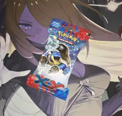 1x POKEMON XY BASE SET SLEEVED BOOSTER BLISTER PACK BLASTOISE ART - Image 1