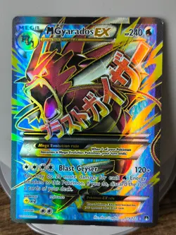 Pokemon Card XY BREAKPOINT Mega Gyarados EX Full Art 115/122 - Image 1