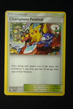 2017 Pokemon SM Promo #SM78 Champions Festival Worlds 17 - Near Mint - Image 1