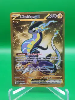 Miraidon EX Gold 253/198 Sv01: Scarlet & Violet Base Set Holo Pokemon TCG - Image 1
