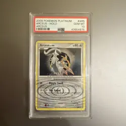Pokemon Arceus Platinum Arceus Holo Rare #AR5 PSA 10 Gem - Image 1