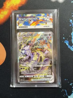 Pokemon Mewtwo VSTAR Card Crown Zenith GG44/GG70 ACE 10 PERFECT SUBGRADES PSA - Image 1