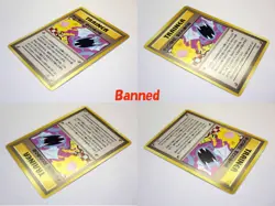 Pokemon Banned Card Koga's Ninja Tricks Misty's Tears Sabrina's Gaze Japanese /C - Image 3