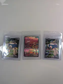 Pokemon 151 Ultra Premium Collection Promo Card Lot Of 3 Mew ex & Snorlax - Image 1