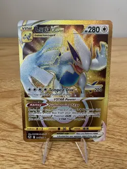 Pokemon Card Lugia VSTAR 211/195 Secret Rare Silver Tempest Near Mint - Image 1