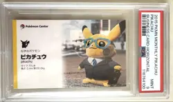 Pop3 Pikachu Business Card Monthly Psa9 Pokemon - Image 1