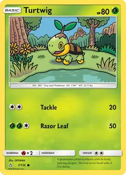 Turtwig HP80 Metal Pokemon Card-Collectible Gift Display - Image 4