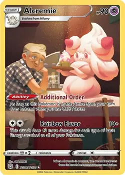 Alcremie HP90 Additional Order Metal Pokemon Card-Collectible Gift Display - Image 1