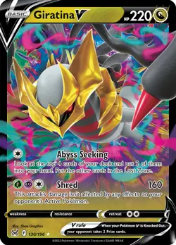 GiratinaV HP220 Metal Pokemon Card-Collectible Gift Display - Image 1