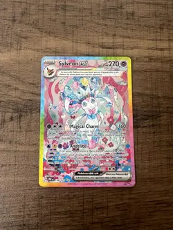 Pokemon TCG Prismatic Evolution Sylveon EX Card 156/131 - READ DESCRIPTION - Image 4