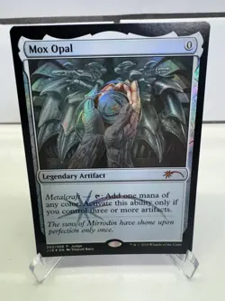 1x Mox Opal (3/8) - FOIL Judge Promo 2019 MTG Judge Rewards Promos NM Magic Foil - Image 1