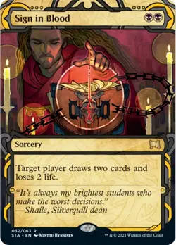 MTG Sign in Blood - 32 / English / Near Mint - Image 1