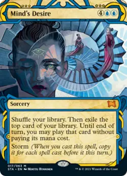 MTG Mind's Desire - 17 / English / Near Mint - Image 1