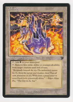 Gold Signed Urborg Proof LP Legends Artist Bryon Wackwitz MTG Magic AP 75/100! - Image 1