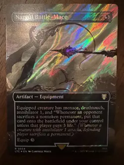Nazgul Battle Mace : MTG *SURGE FOIL* LTC #0554 Lord of the Rings / NM - Image 1