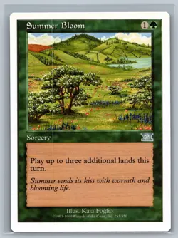 Magic MTG Classic Sixth Edition Summer Bloom #255/350 TCG CCG 6th 6ED - Image 1