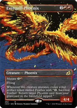 MTG Foil - Everquill Phoenix (Showcase) - 292 / NM / English - Image 1
