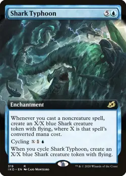 MTG Shark Typhoon (Extended Art) - 319 / English / Near Mint - Image 1