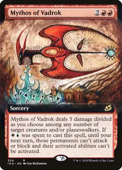 MTG Mythos of Vadrok (Extended Art) - 324 / English / Near Mint - Image 1