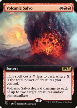 MTG Volcanic Salvo (Extended Art) - 371 / English / Near Mint - Image 1