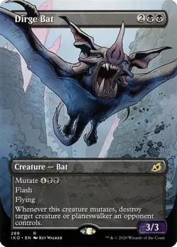 MTG Dirge Bat (Showcase) - 289 / English / Near Mint - Image 1