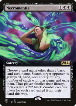 MTG Necromentia (Extended Art) - 359 / English / Near Mint - Image 1