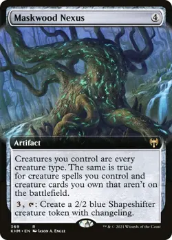 MTG Maskwood Nexus (Extended Art) - 369 / English / Near Mint - Image 1