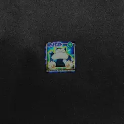 NM Pokemon Bros Brothers Snorlax 143 Clear Mini Card Square Japanese F8293 - Image 2